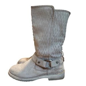 UGG Perforated Cowboy Boots Shoes Size 8
